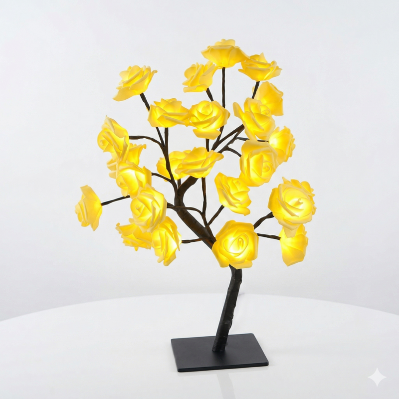 Luminária Flores Brilhantes Delicada