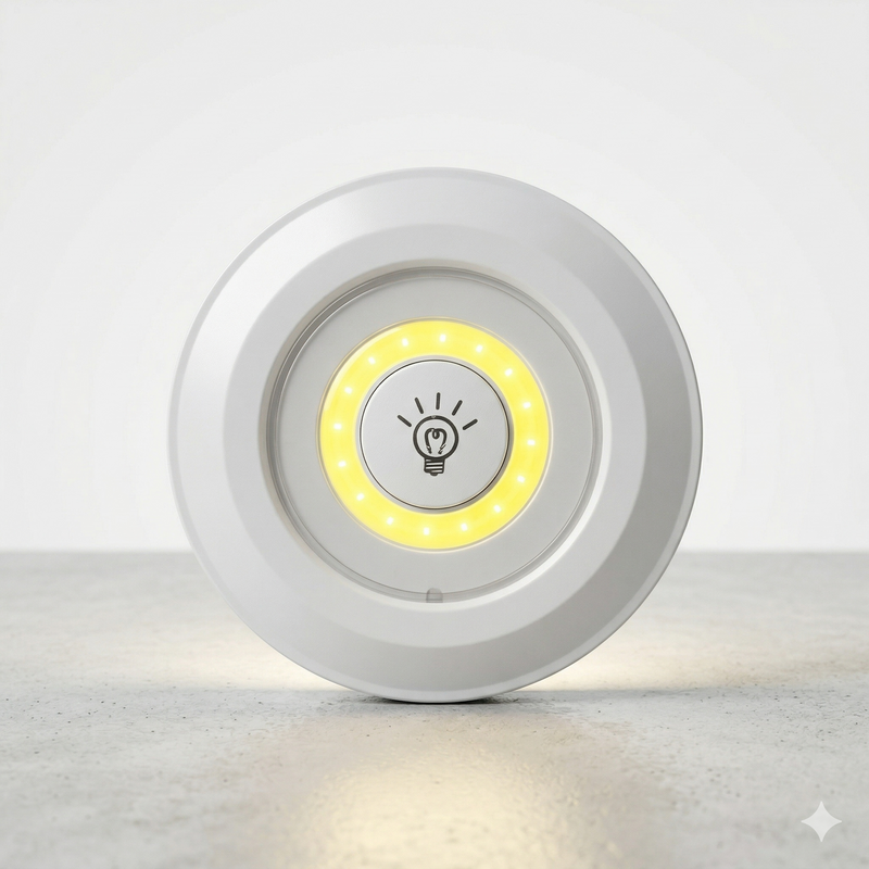 LED com Controle remoto sem fio.