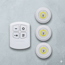 LED com Controle remoto sem fio.