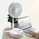 Ventilador Portátil Silencioso Inteligente Com Controle Remoto