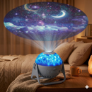 Luminária de Estrelinhas e de Galáxias - 7 Modos em LED 360°