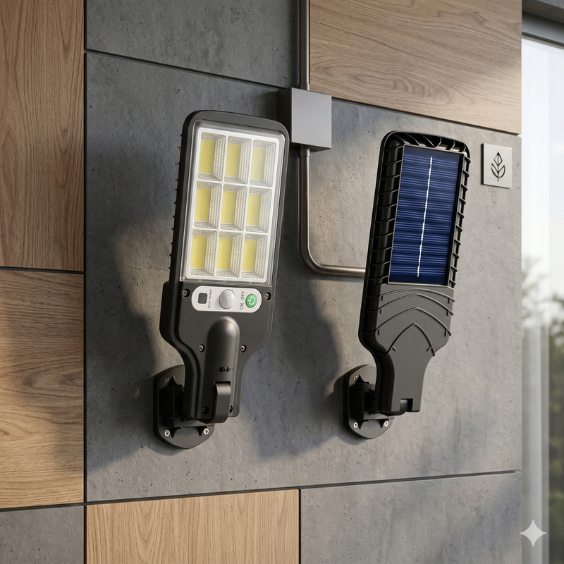 Refletor LED Solar com Sensor de Movimento Brasileiro / IlumiMax