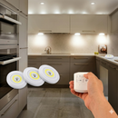 LED com Controle remoto sem fio.